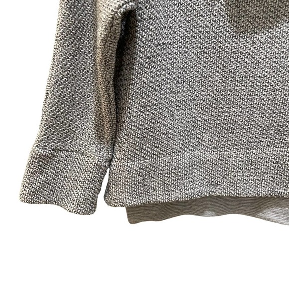Sweet Gray Textured Cowl Neck Pullover Size XS - Picture 3 of 7